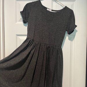 black marl dress